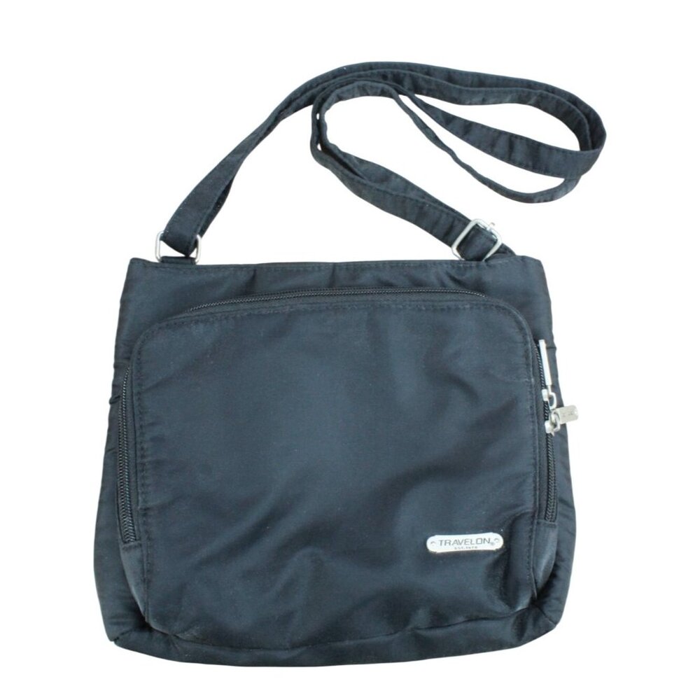 Travelon Classic Anti Theft Hobo Bag Black Travel Casual